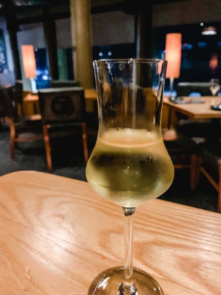 glass of Hungarian Tokaj