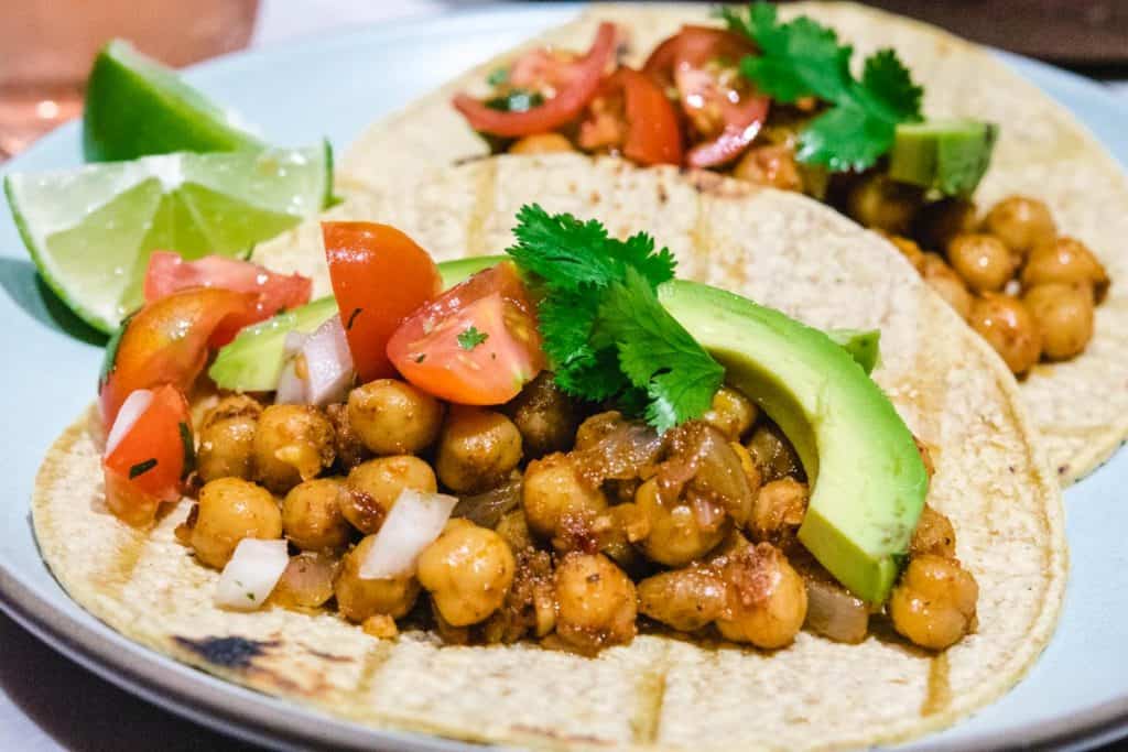 Chickpea tacos