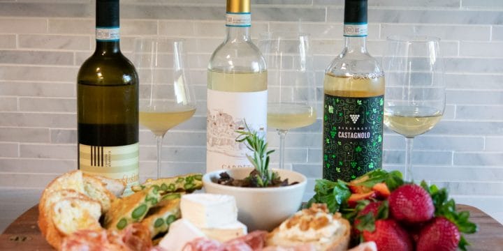 3 orvieto white wines with an umbrian antipasti platter