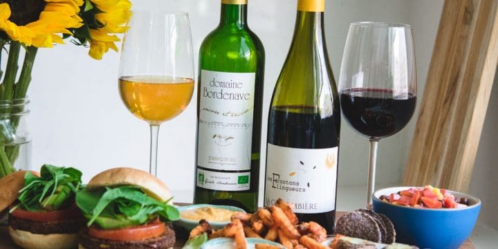 SW French wines with a southwestern spread of food