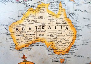 map of Australia