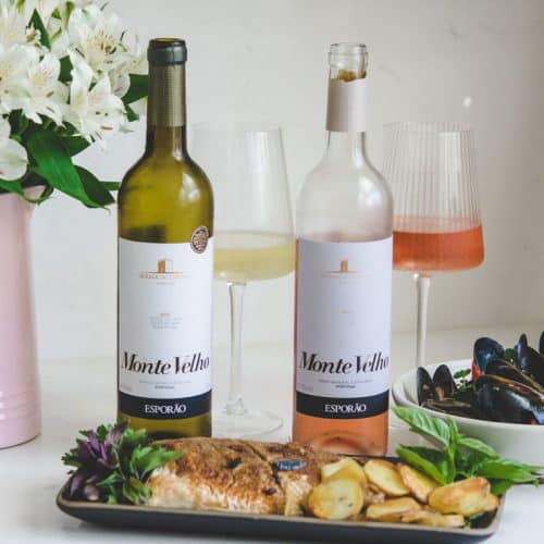 Monte Velho Portugese wines with a seafood dinner